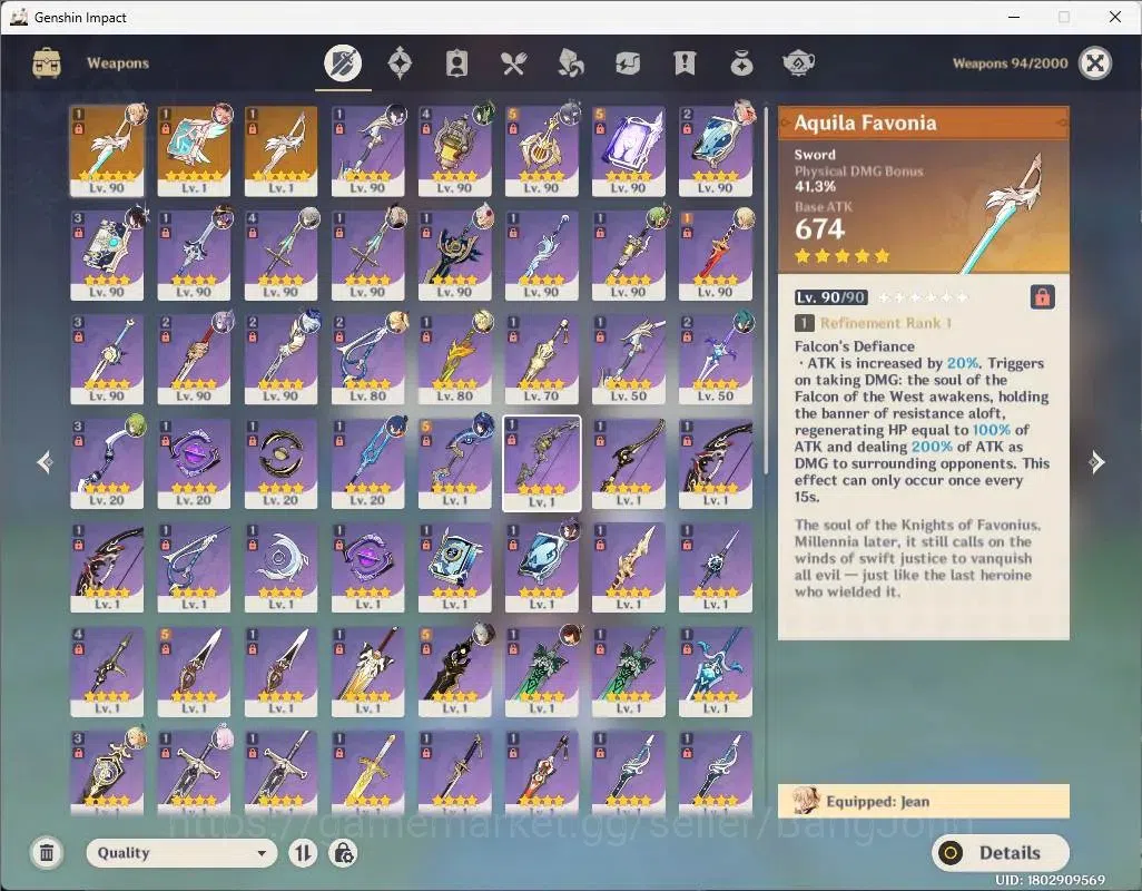 Genshin Impact Accounts ASIA|AR 58|7 Limited|Columbina,Yelan,Linnea,Nefer, image 7