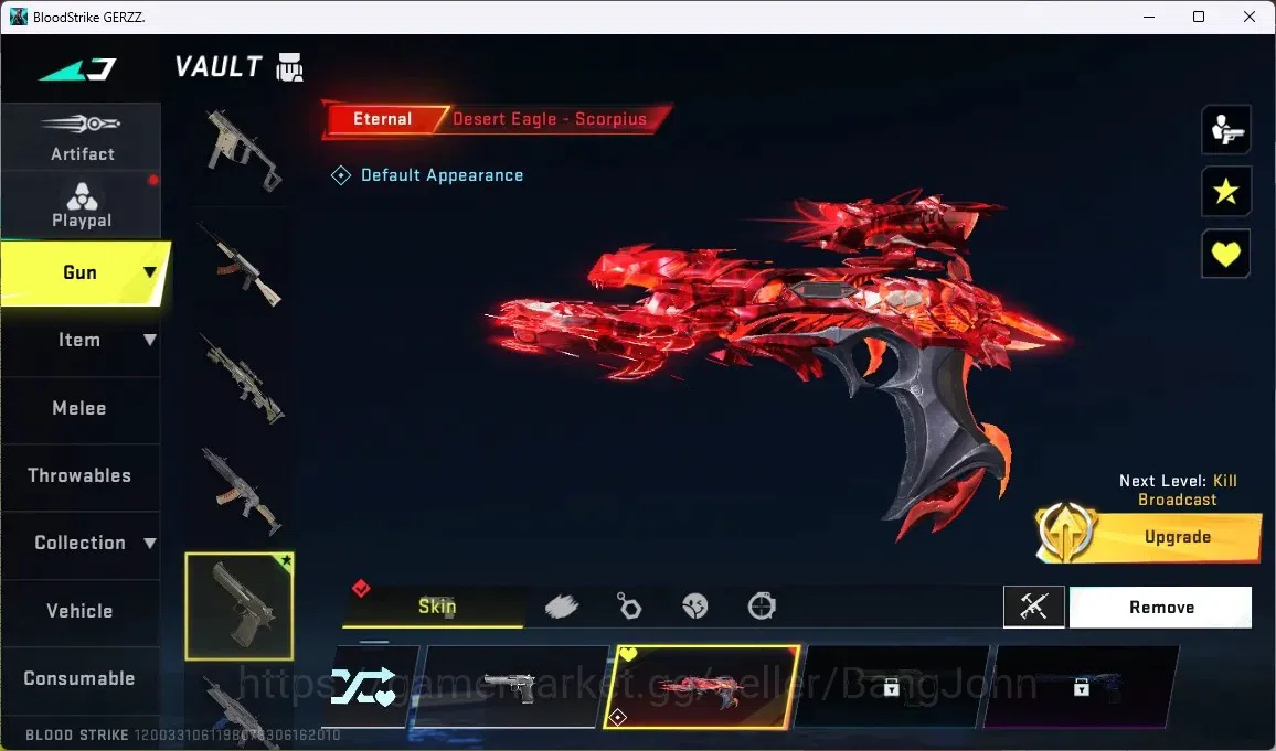 Blood Strike Accounts ASIA | 1 ETERNAL: Desert Eagle-Scorpius | 2 TR GUN image 3