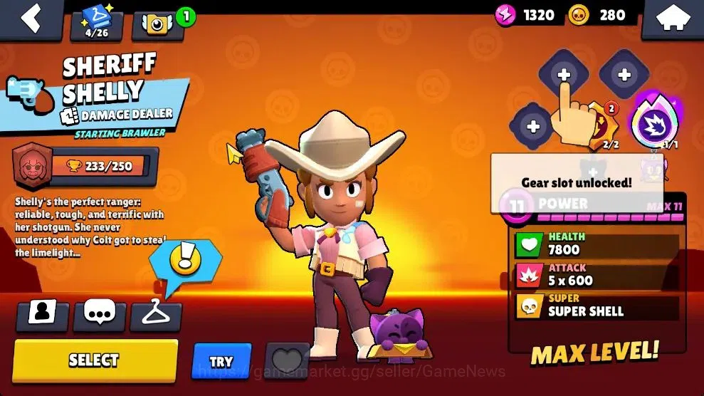 Brawl Stars Accounts 1016 Trophy|14 Brawlers 4 Max Lvl [Edgar,Penny,Ric image 12