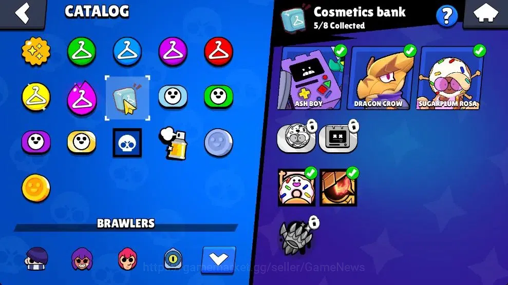 Brawl Stars Accounts 1016 Trophy|14 Brawlers 4 Max Lvl [Edgar,Penny,Ric image 9