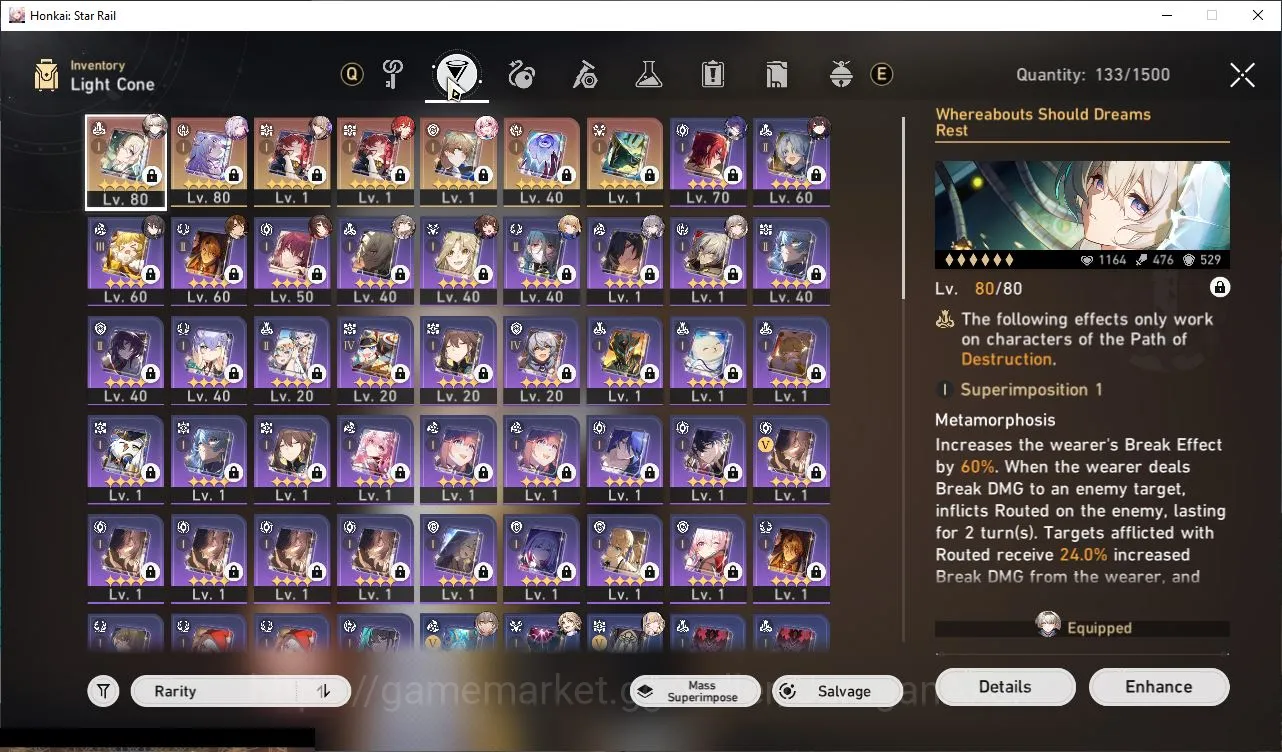 Honkai Star Rail Accounts Mid Game ASIA|TL62|7 Limited[(Firefly+Sign,Castorice+Sign,Ruan 5