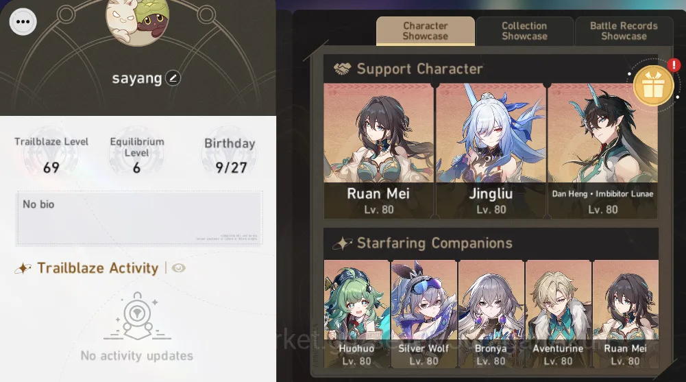 Honkai Star Rail End Game ASIA [TL69] 10 Limited (Aventurine+Sign, The Herta image 1