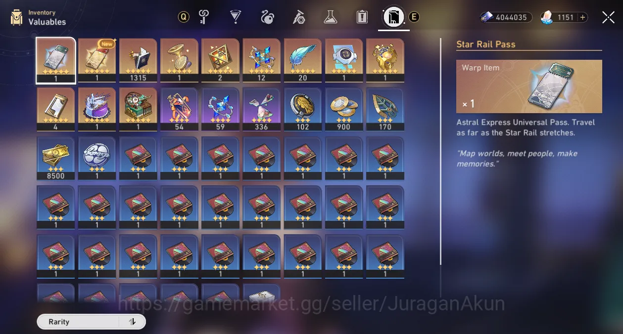 Honkai Star Rail Accounts End Game ASIA [TL69] 10 Limited (Aventurine+Sign, The Herta, Jingliu, Ruan Mei &ETC)+Bonus 3