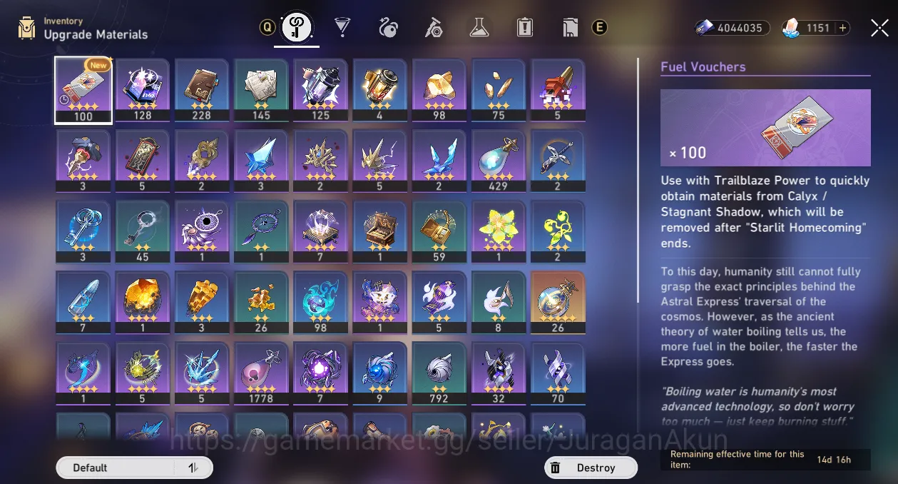 Honkai Star Rail Accounts End Game ASIA [TL69] 10 Limited (Aventurine+Sign, The Herta, Jingliu, Ruan Mei &ETC)+Bonus 4