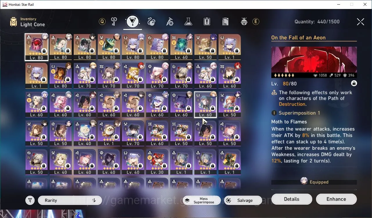 Honkai Star Rail Accounts End Game ASIA|TL 70|15 Limited|[Firefly+Sign,Castorice+Sign,RobinE1,Saber,3B,ETC]|Amphoreus|MC 5