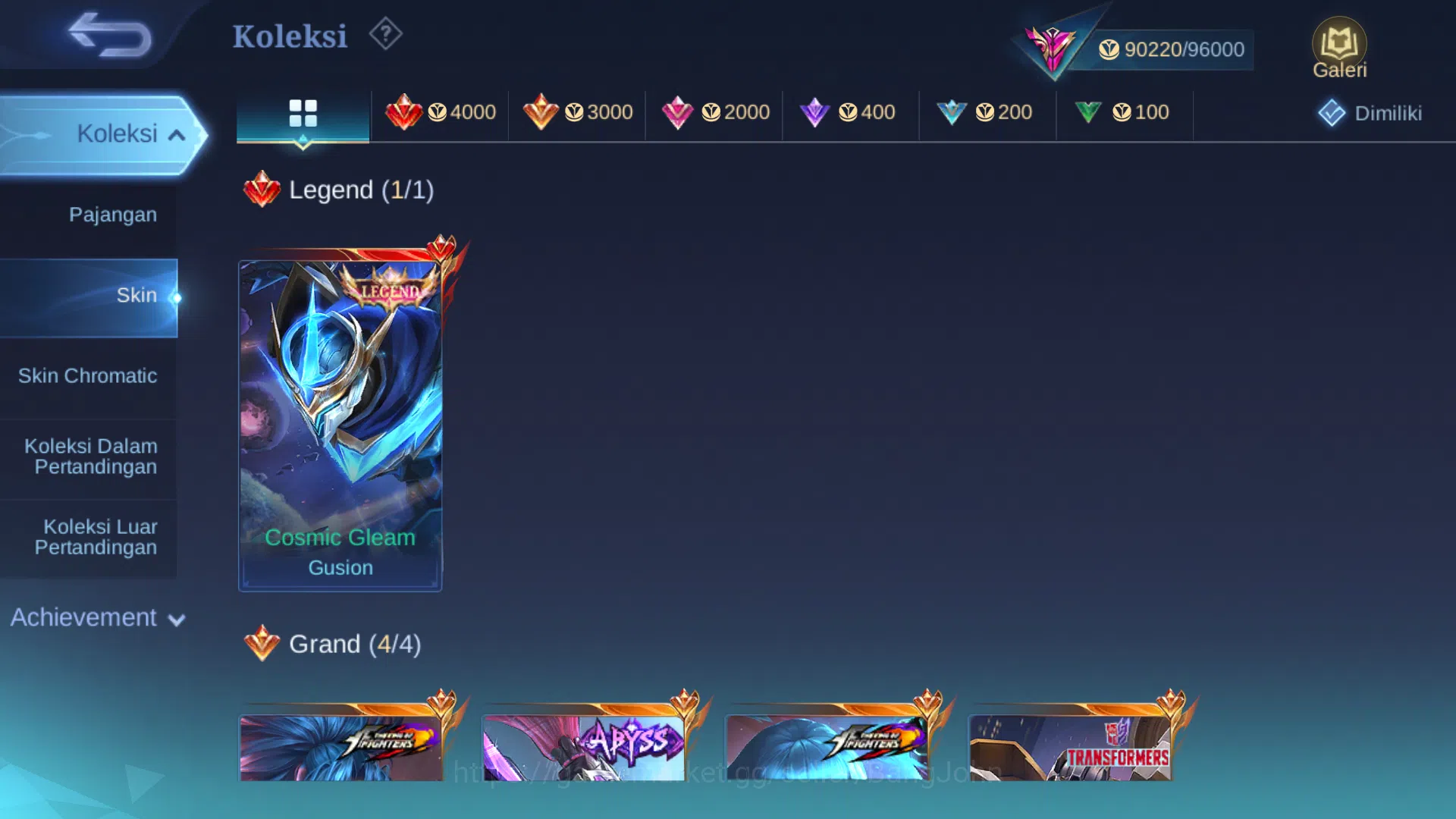 Mobile Legends: Bang Bang Accounts Hero 128 | Skin 327 | Legend Gusion | Abbys Alpha image 2