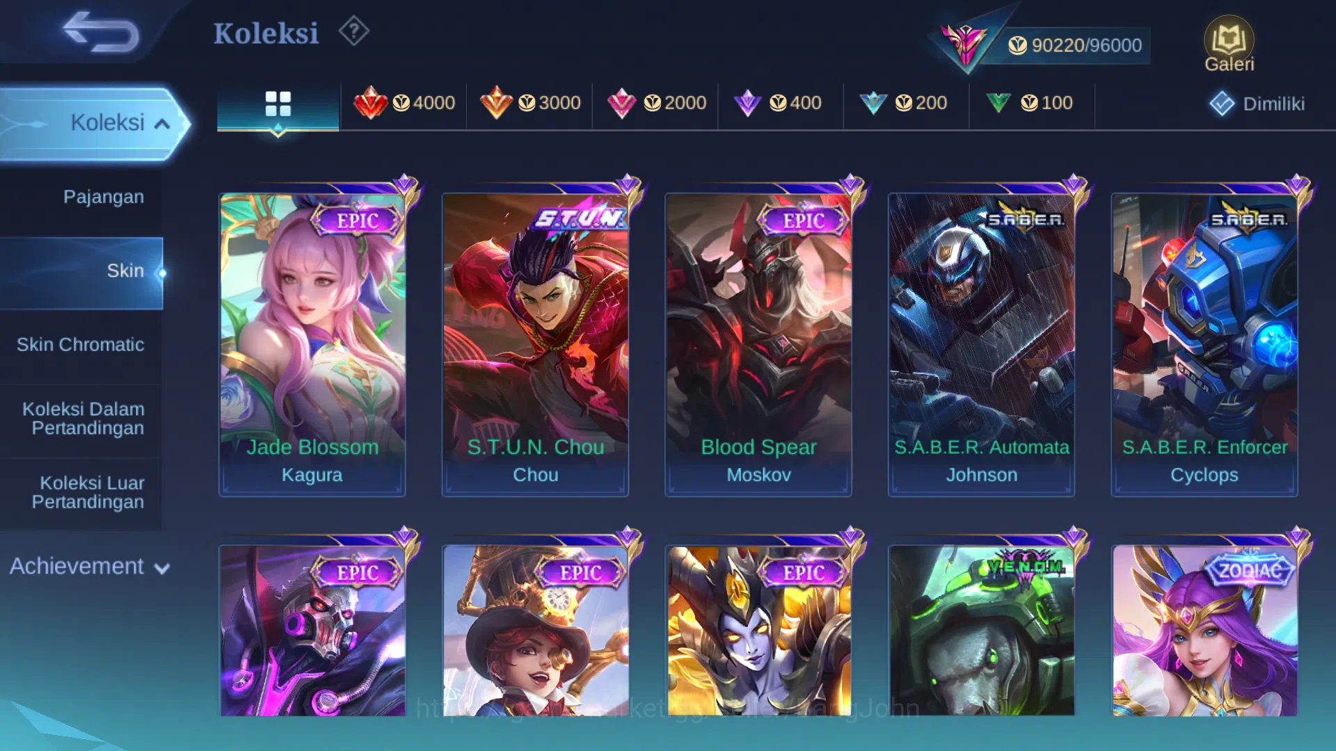 Mobile Legends: Bang Bang Accounts Hero 128 | Skin 327 | Legend Gusion | Abbys Alpha image 7