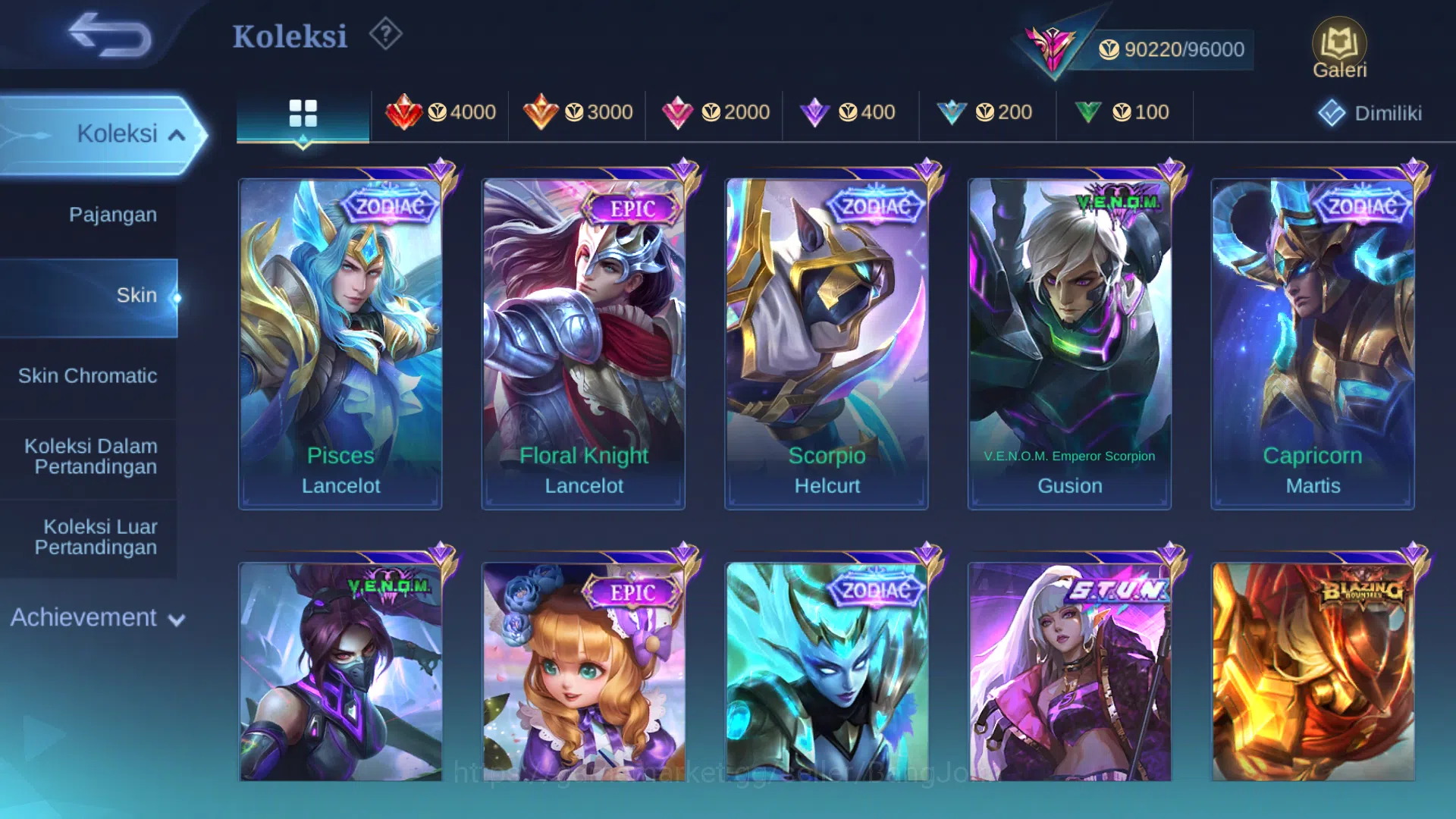 Mobile Legends: Bang Bang Accounts Hero 128 | Skin 327 | Legend Gusion | Abbys Alpha image 9