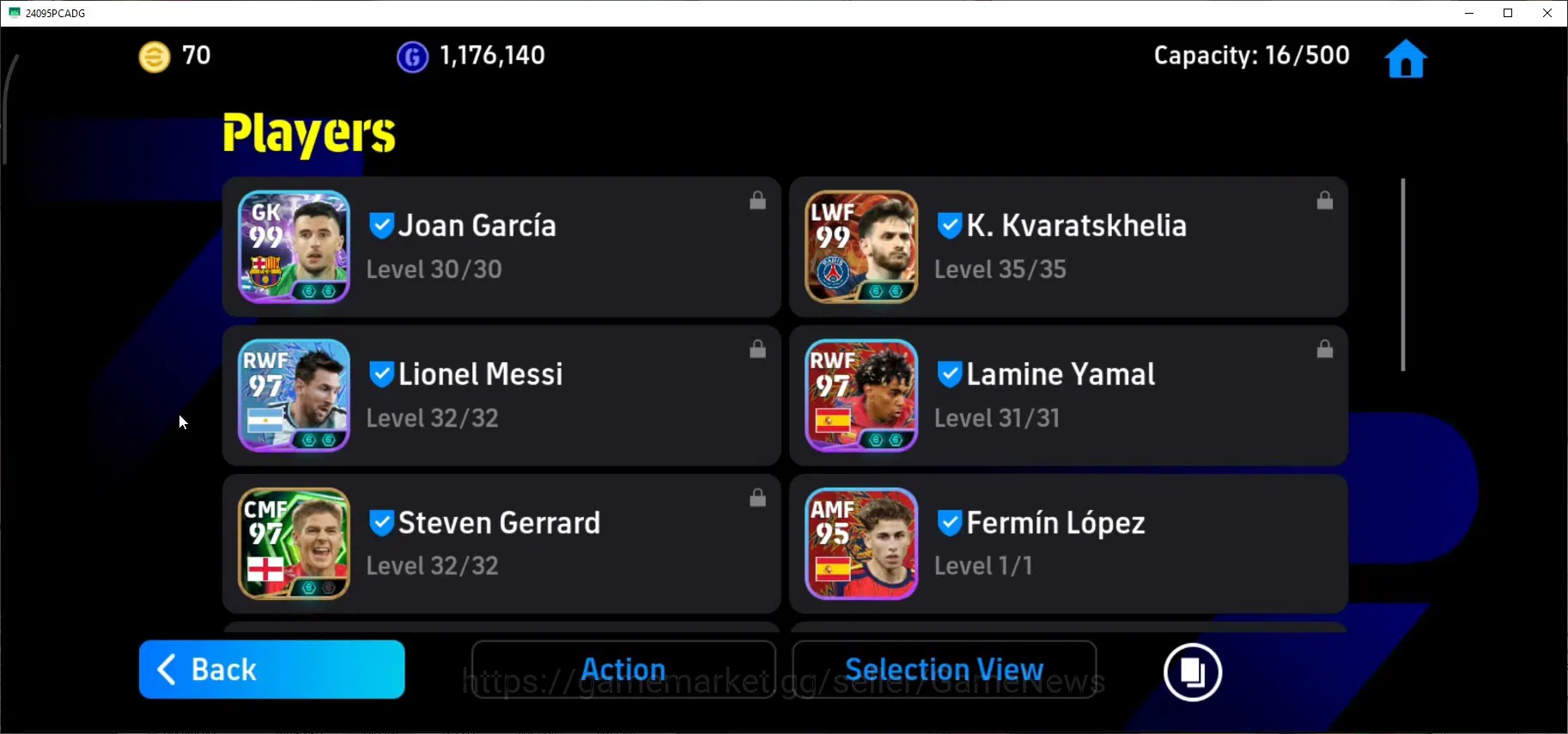 eFootball Accounts Android|BigTime Kvaratskhelia,Show Time Joan Garci image 6