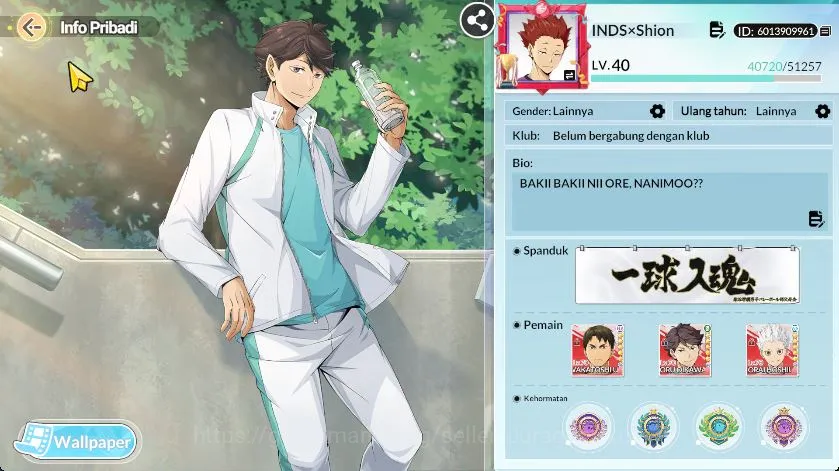 HAIKYU!! FLY HIGH Accounts SEA|Lvl 40|3 UR [Oikawa+Memo,Wakatoshi,Hoshiumi]+13 SSR 2