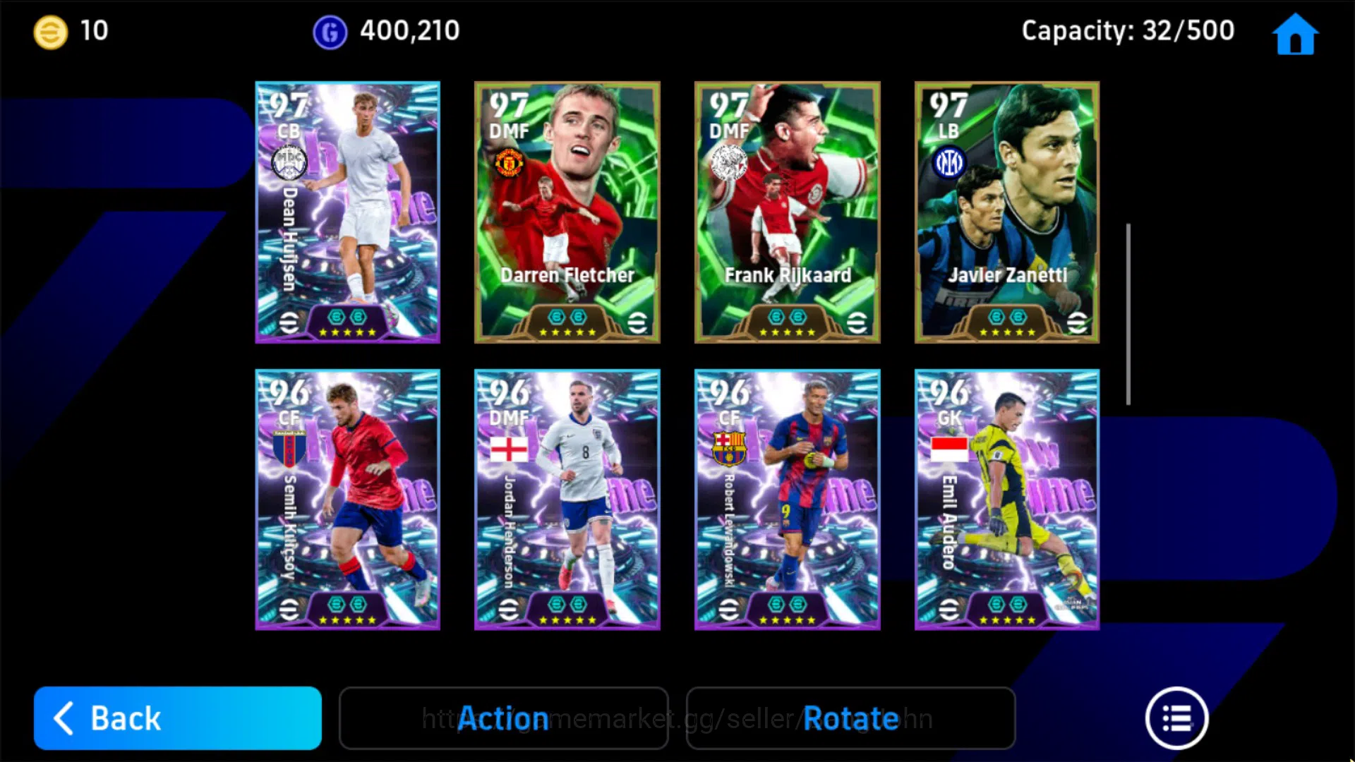 eFootball Accounts ANDRO|PW 3227|Carlos,Puyol,Cruyff,Cech,Cantona,Van image 5