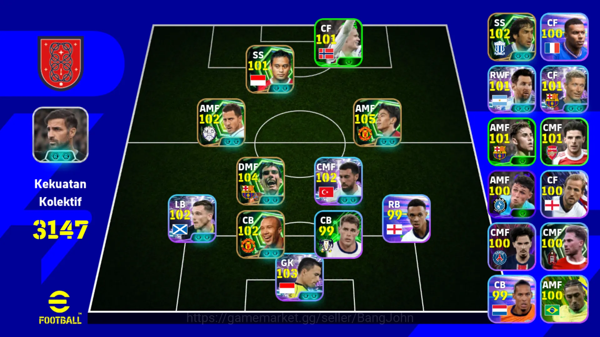 eFootball Accounts power 3147 | pep guardiola epic db shinji kagawa e image 1