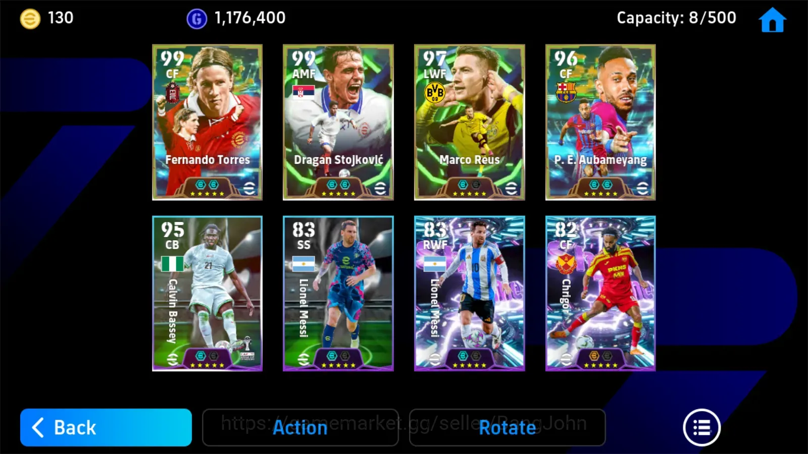 eFootball Accounts Legends & Iconic Players Mobile |PW 3090|Epic FernandoTorres Stojkovic MarcoReus,Shwt Calvinbassey 1