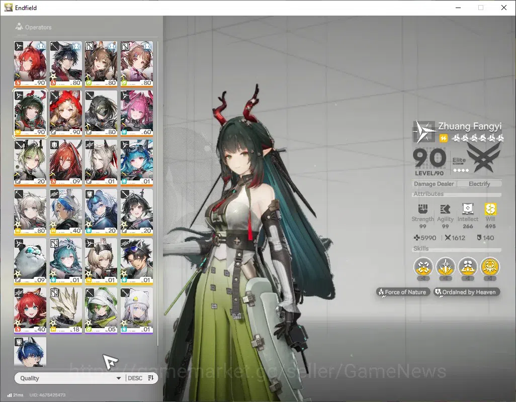 Arknights: Endfield Accounts ASIA|Lv 56|10 SSR(5Limit)+15(*6WEP)|[(Rossi,Gilber image 2
