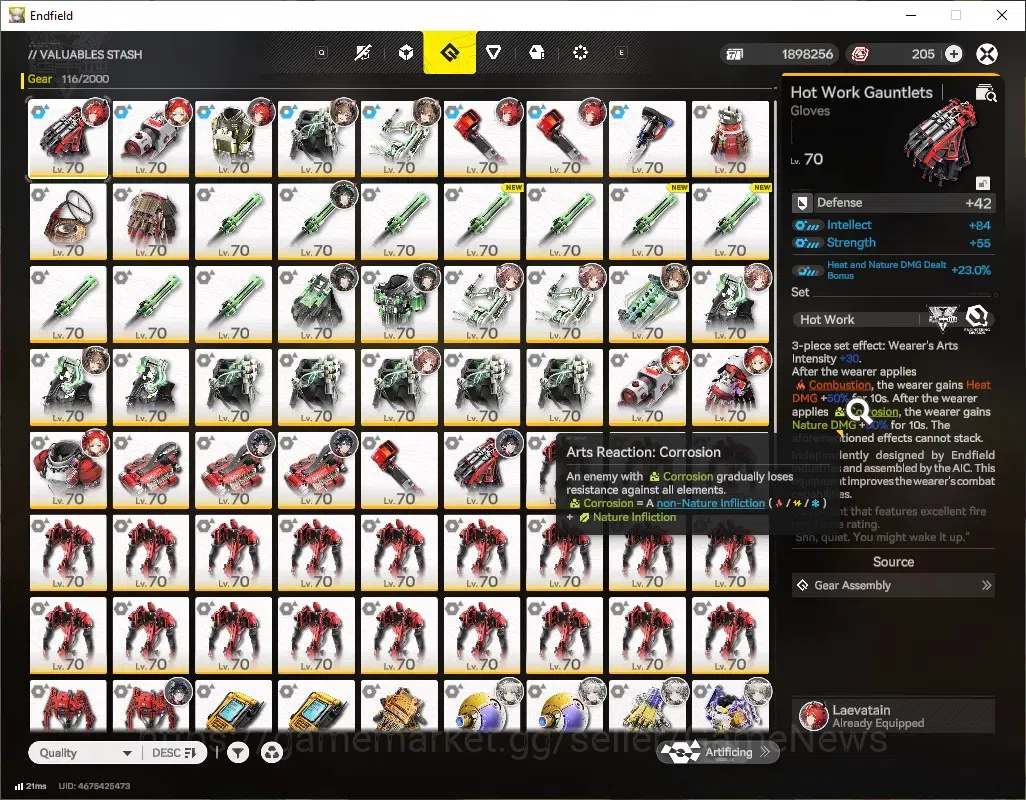 Arknights: Endfield Accounts ASIA|Lv 56|10 SSR(5Limit)+15(*6WEP)|[(Rossi,Gilber image 9