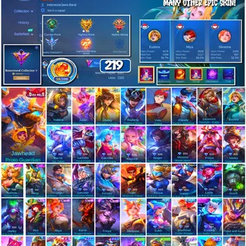 Mobile Legends: Bang Bang Collector #3400 219 Skins | Collector Natalia | Saint Seiya  image 1