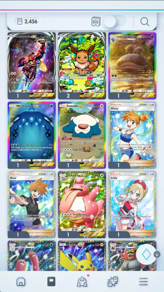Pokémon TCG Pocket Accounts EN| 2456 Card|90+EX| 4 Crown(Charizard,PokeBall,Ee image 10