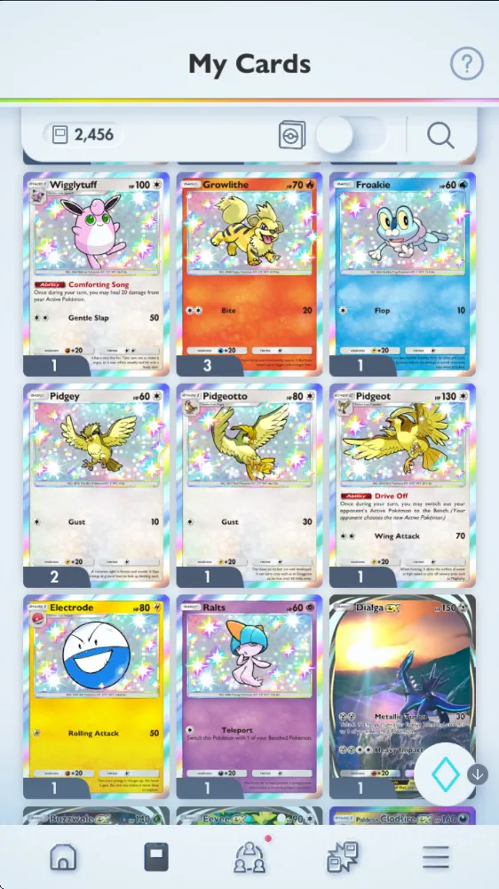 Pokémon TCG Pocket Accounts EN| 2456 Card|90+EX| 4 Crown(Charizard,PokeBall,Ee image 3
