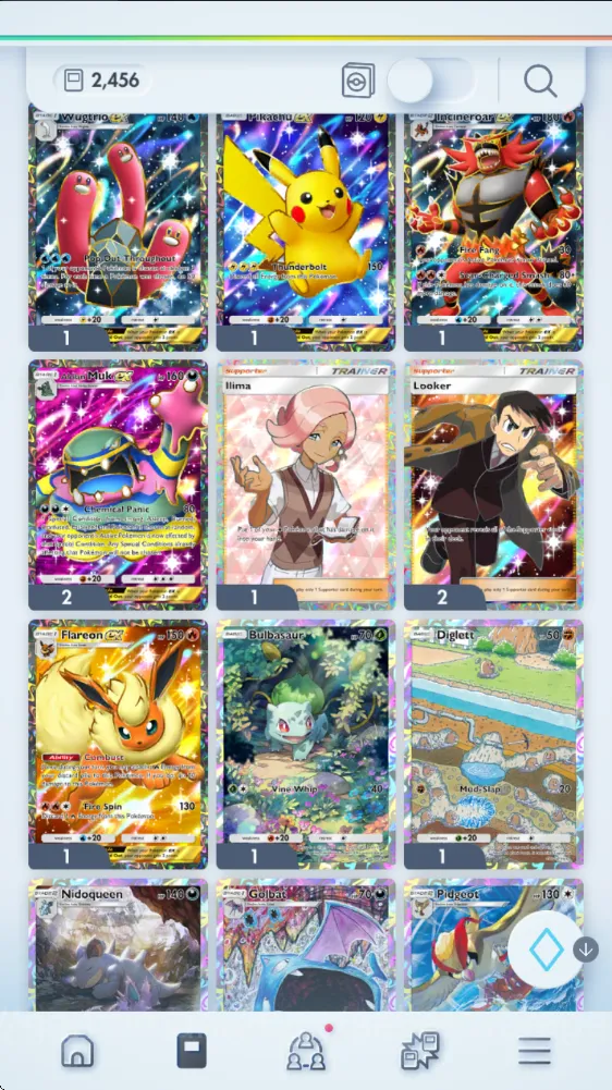Pokémon TCG Pocket Accounts EN| 2456 Card|90+EX| 4 Crown(Charizard,PokeBall,Ee image 5