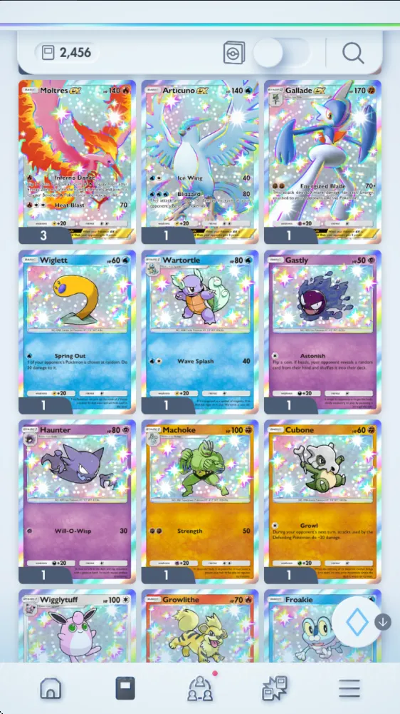 Pokémon TCG Pocket Accounts EN| 2456 Card|90+EX| 4 Crown(Charizard,PokeBall,Ee image 7