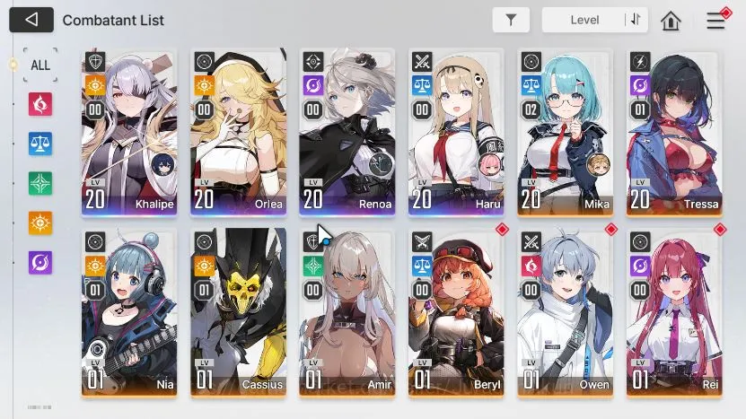 GLOBAL Lv20|4 SSR(Khalipe Orlea Renoa Haru) 8SR(MikaM2,NiaM1,CassiusM1,BerylM2,etc) 10SR Partners|LogStove|CheckSS(CZN992) Chaos Zero Nightmare Accounts GLOBAL Lv20|4 SSR(Khalipe Orlea Renoa Haru) 8SR(MikaM2,NiaM1,CassiusM1,BerylM2,etc) 10SR