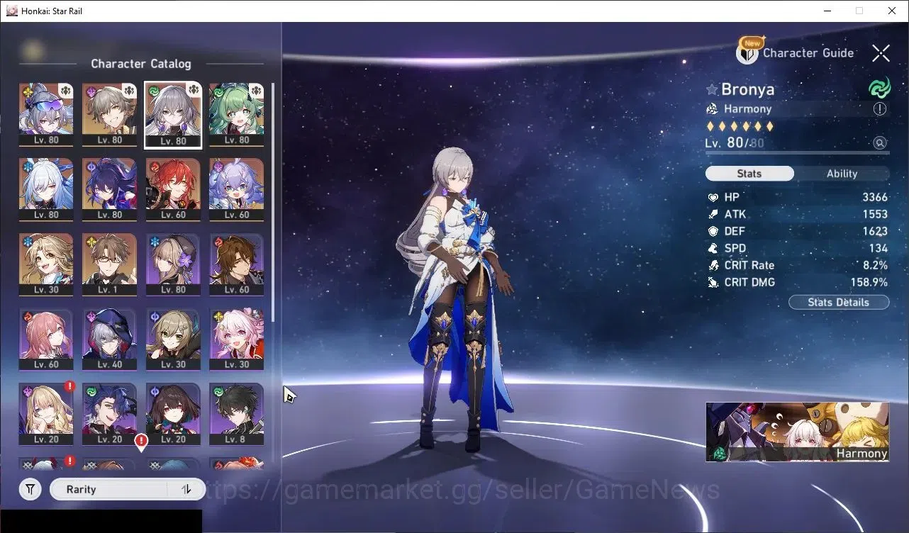 Honkai Star Rail Accounts End Game Asia|TL 65|4 Limited|(SW LV999 E2)+Sign Huohuo,Jingliu,Seele +4 STD Character|Malce 1