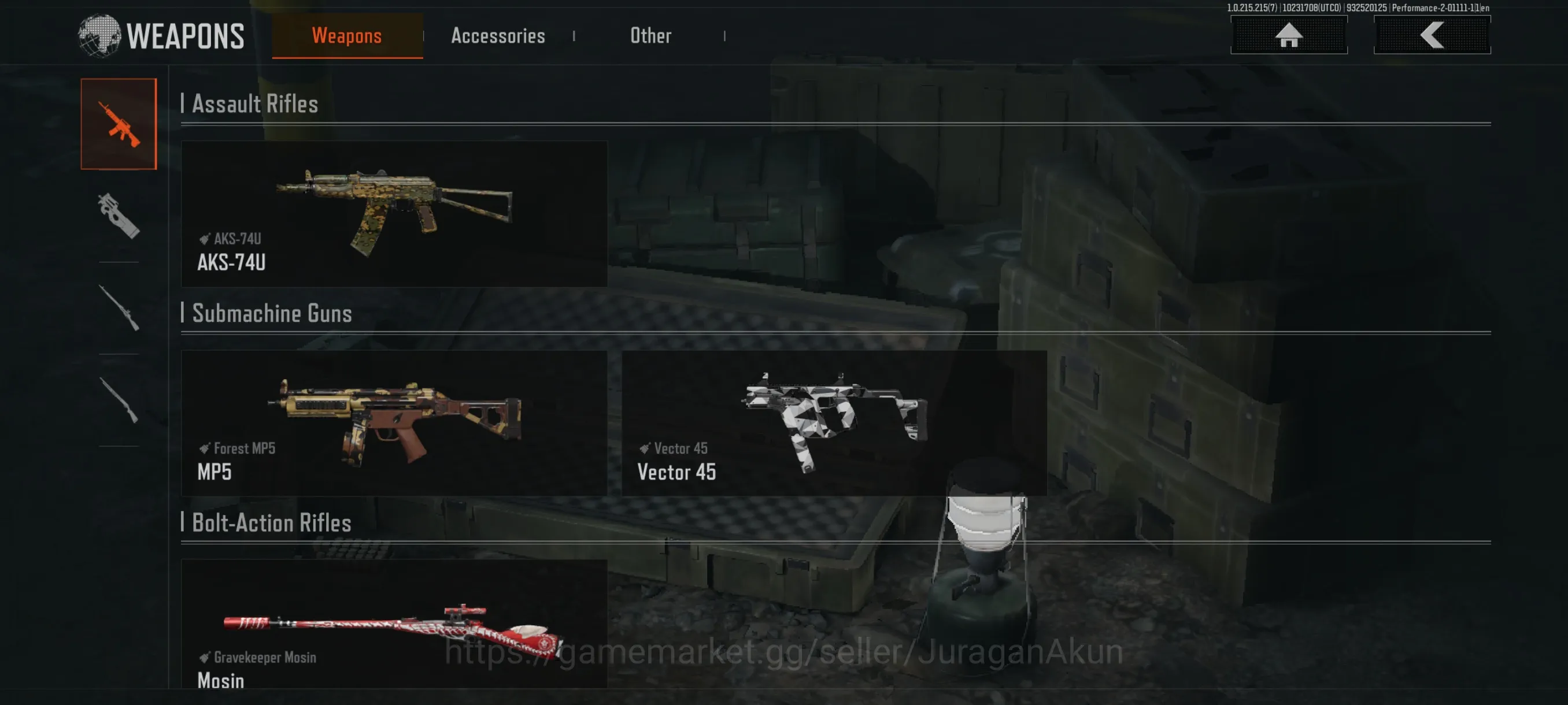 Arena Breakout Accounts Mid-Tier [MOBILE] SV 15M | CV 13M |AKS74U,Vector45,ForestMP5,Grave Mosin,Etc|Many Gear Resources|CN 3