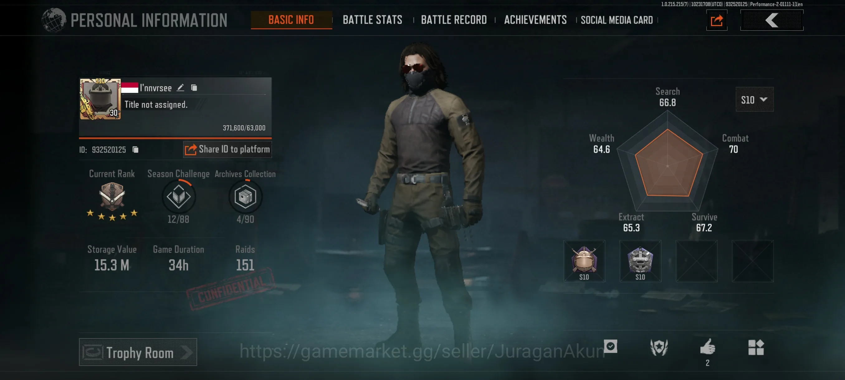 Arena Breakout Accounts Mid-Tier [MOBILE] SV 15M | CV 13M |AKS74U,Vector45,ForestMP5,Grave Mosin,Etc|Many Gear Resources|CN 5