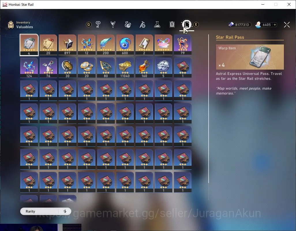 Honkai Star Rail Accounts Mid Game Asia| TL 60 | 5 limited |Phainon,Cerydra,Ruan Mei,Dante,Archer|SJ 6,4K|Mc 2