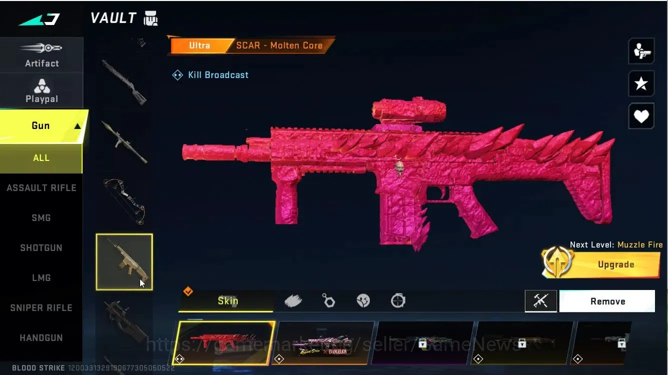 Blood Strike Accounts ASIA|Collab 7DS[QBZ95,KaR98]|14 ULTRA[VAL,BLAST,SP image 17