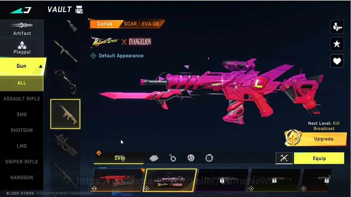 Blood Strike Accounts ASIA|Collab 7DS[QBZ95,KaR98]|14 ULTRA[VAL,BLAST,SP image 18