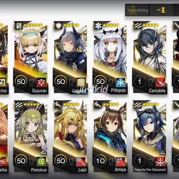 Arknights Accounts Starter ARKNIGHTS GLOBAL STARTER 7*6 , 3 LIMITED KIRIN YATO,LING,EYJA ALTER