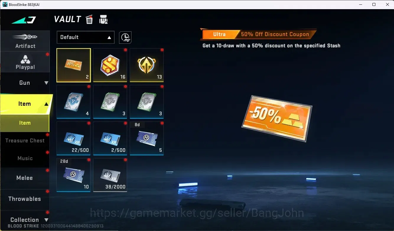 Blood Strike Accounts Collab Skin ASIA | Ultra Striker Zero - Agent Zero | Ultra Gun KAR98K - Star Hunter | More Check SS 3