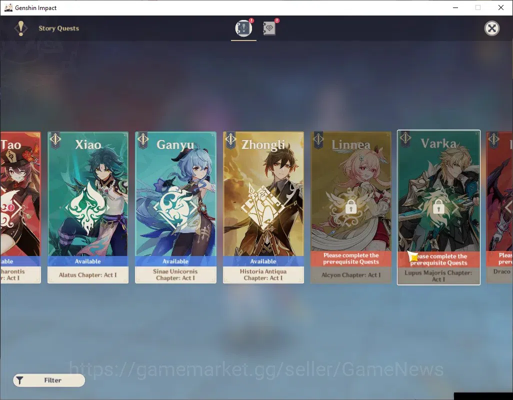 Genshin Impact Accounts ASIA|AR 45|3 Limited + 1(*5Weapon)|Nicole,Escoffie image 15