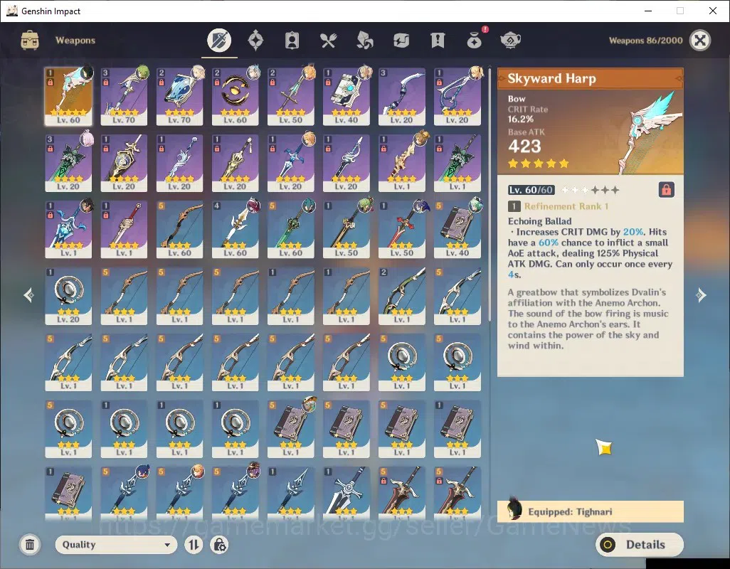 Genshin Impact Accounts ASIA|AR 45|3 Limited + 1(*5Weapon)|Nicole,Escoffie image 4