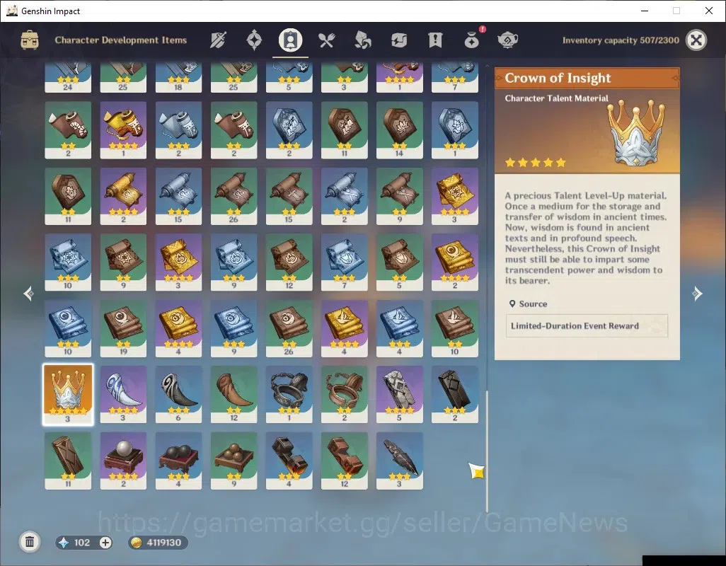 Genshin Impact Accounts ASIA|AR 45|3 Limited + 1(*5Weapon)|Nicole,Escoffie image 7