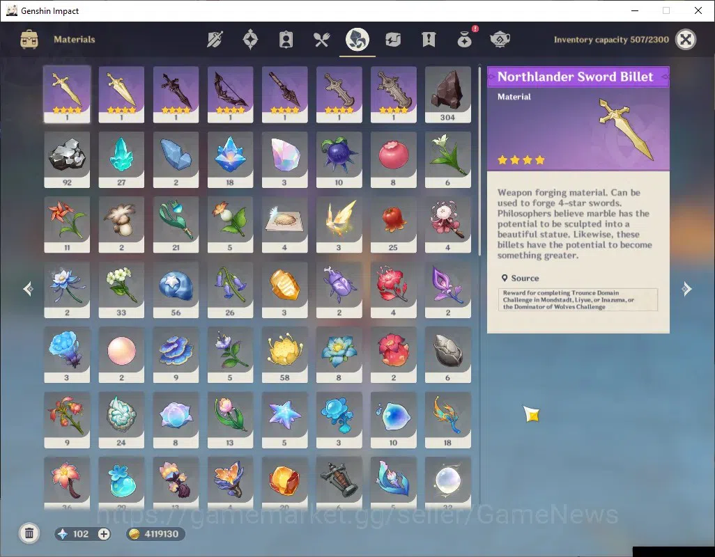 Genshin Impact Accounts ASIA|AR 45|3 Limited + 1(*5Weapon)|Nicole,Escoffie image 8