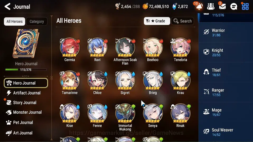Epic Seven Accounts GLOBAL Unverif|New Era|7 ML(LOTScales,Belian,A Yuf image 14