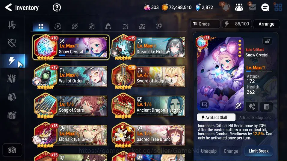 Epic Seven Accounts GLOBAL Unverif|New Era|7 ML(LOTScales,Belian,A Yuf image 9