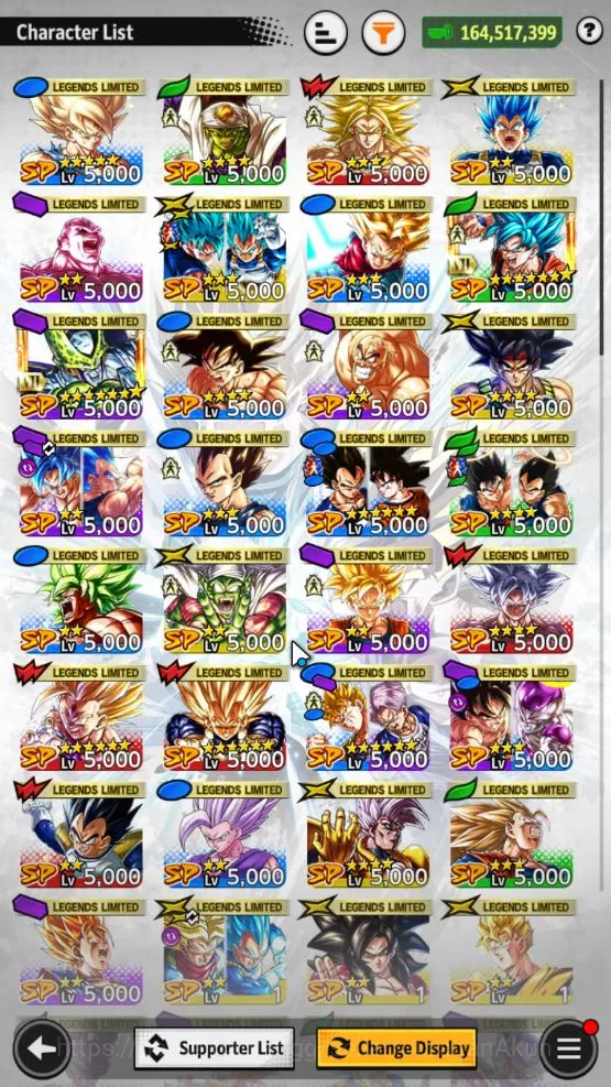 Dragon Ball Legends Accounts 164M Total Power|LV173| 6 UL+ 32 LL|Ultra Instinct image 2