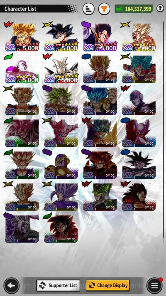 Dragon Ball Legends Accounts 164M Total Power|LV173| 6 UL+ 32 LL|Ultra Instinct image 4