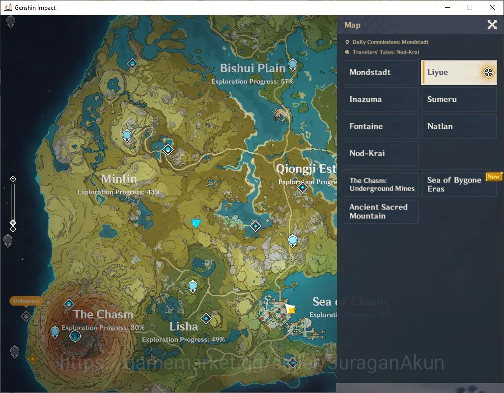 Genshin Impact Accounts Mid Game ASIA|AR 53 | 2 Limited + 5[5*Weapon]|Yelan C2,Furina+Sign |MC Male|Take Email|Check 4