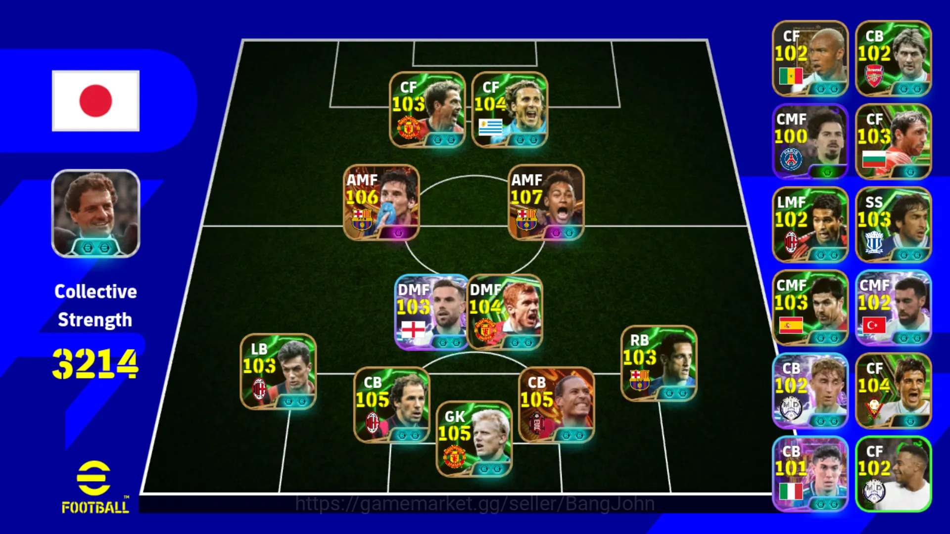 Power 3214 | Neymar Big Time | Messi Big Time | Baresi Epic DB | Dijk Big Time | Scholes Epic DB EFB402B eFootball Others Power 3214 | Neymar Big Time | Messi Big Time | Ba image 1