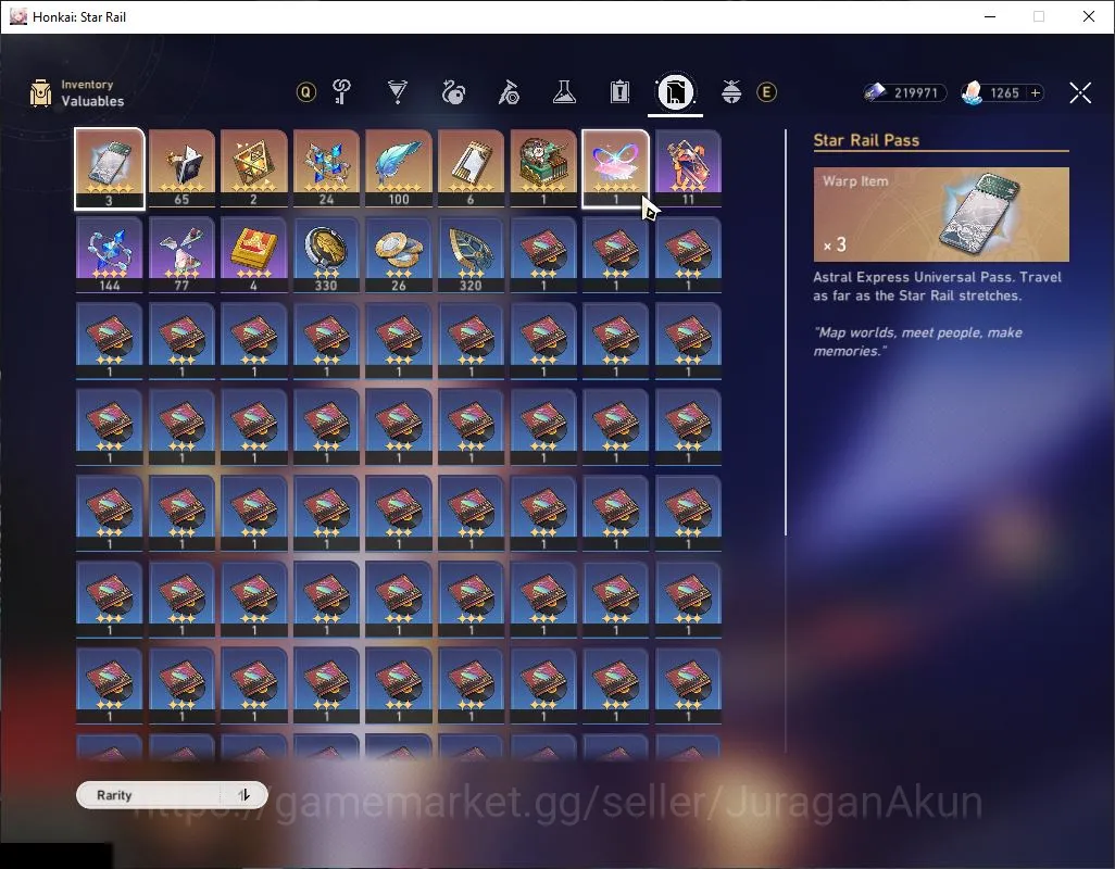 Honkai Star Rail Accounts Mid Game ASIA|TL 69|10 Limited|Castorice+Sign,Cyrene,Firefly,Robin,Feixiao,Saber,RuanMei,Etc|MC 4