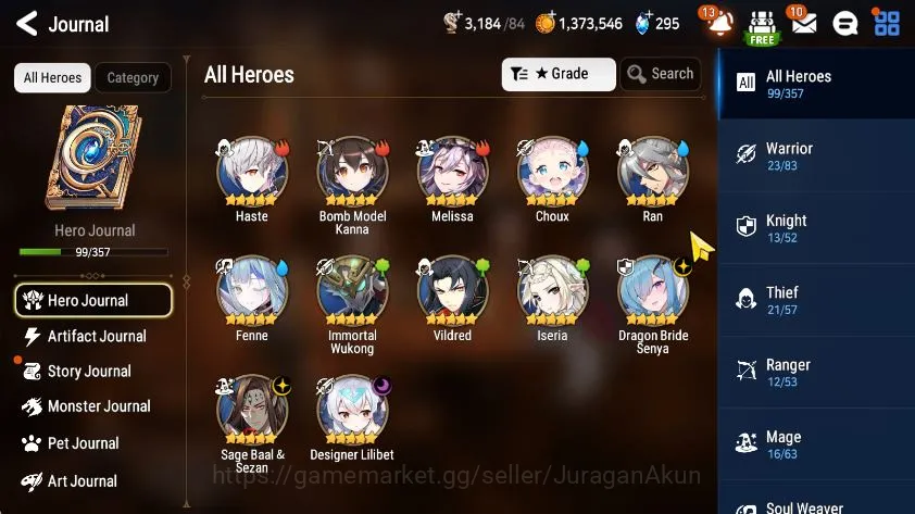Epic Seven Accounts Global Unverif|ML DLilibert,SBaal,DBSenya &,Fenne, image 2