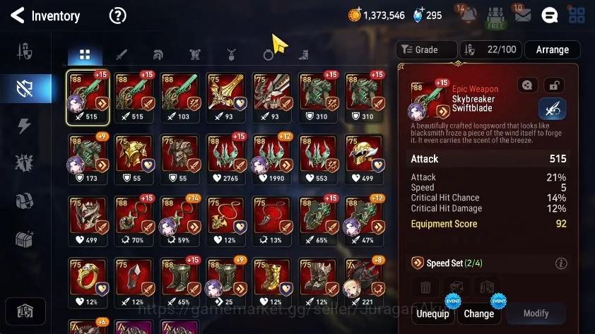 Epic Seven Accounts Global Unverif|ML DLilibert,SBaal,DBSenya &,Fenne, image 6