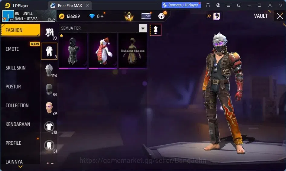 Free Fire Accounts Indonesia | Vault 218| EVO-M1014 DRACO| EVO-XM8 DE image 20