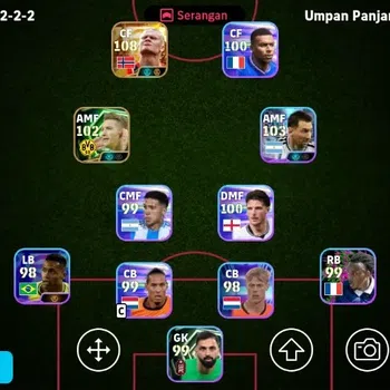 eFootball Accounts Legends & Iconic Players Mobile|PW 3027|Erling Haaland BigT,Marco Reus Epic,Lionel Messi ShowT|2026|Check