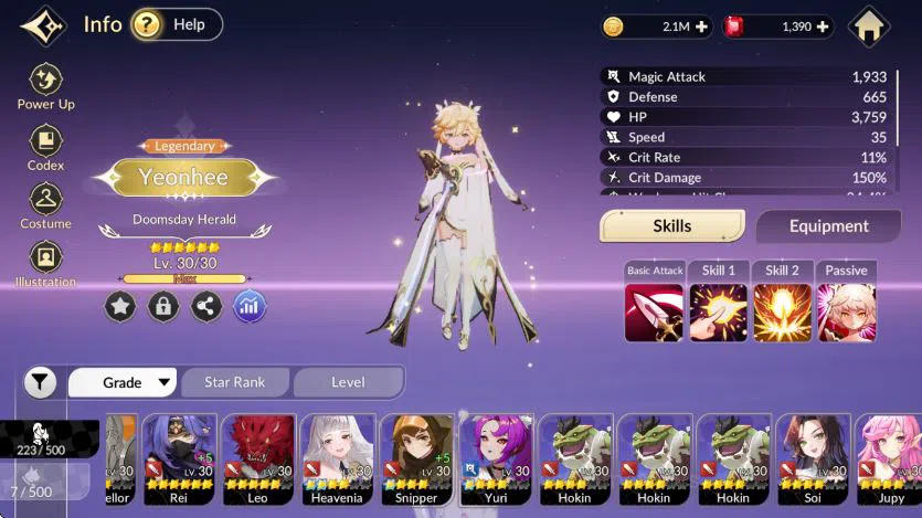 Seven Knights Re:Birth Accounts [Re:BIRTH] Global3000xxx|7 Legendary|4 SPECIAL|Yeo image 5