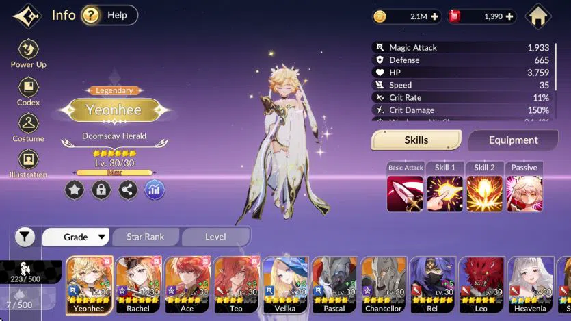 Seven Knights Re:Birth Accounts [Re:BIRTH] Global3000xxx|7 Legendary|4 SPECIAL|Yeo image 6